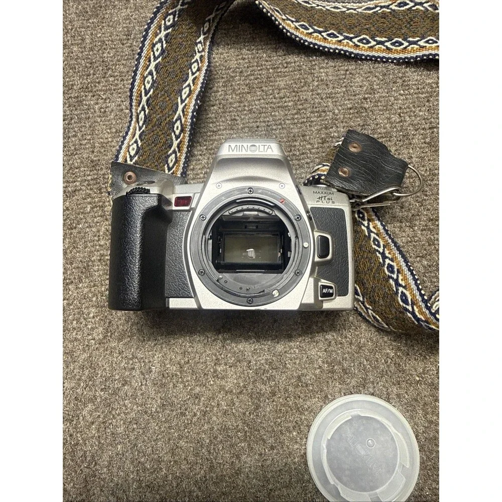 Minolta Maxxum HTsi Plus 35mm SLR Film Camera Untested